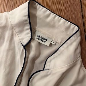 Sleepy Jones silk Marina pajamas